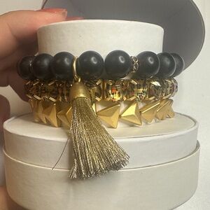 Bomb Party Tribal nights OG stack bracelet